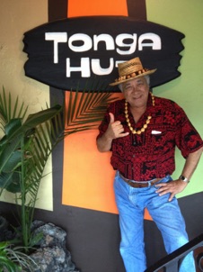 Entertaining at the Tonga Hut, Palm Springs, CA