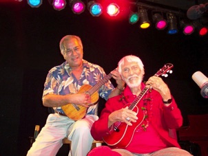 Performing with Bill Tapia Performing with Bill Tapia